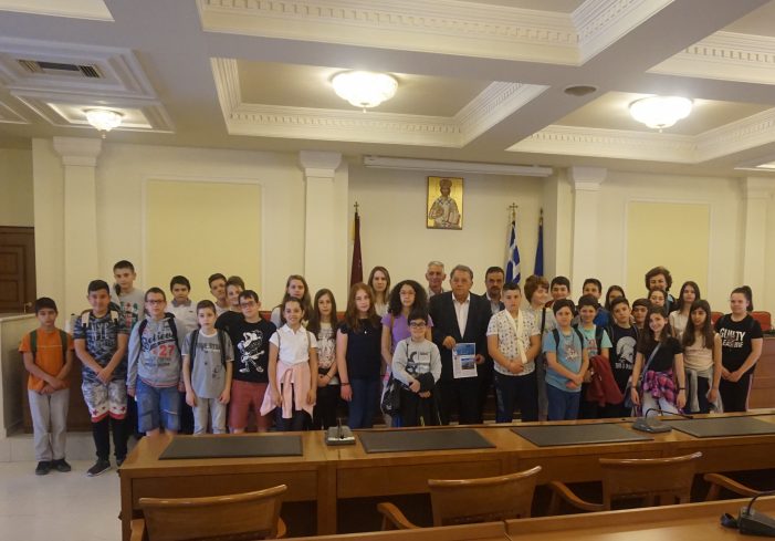 Επίσκεψη του 5ου Δημοτικού Σχολείου Καστοριάς στον Δήμαρχο Καστοριάς