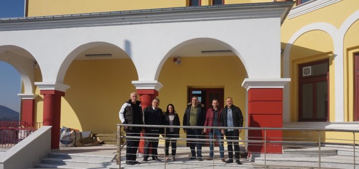 Επίσκεψη Α. Αγγελή στο ανακαινισμένο 1ο -8ο Δημοτικό Σχολείο Καστοριάς