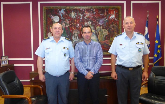 Επίσκεψη του Γενικού Περιφερειακού Αστυνομικού Διευθυντή  Δυτικής Μακεδονίας στον Δήμαρχο Καστοριάς Γιάννη Κορεντσίδη