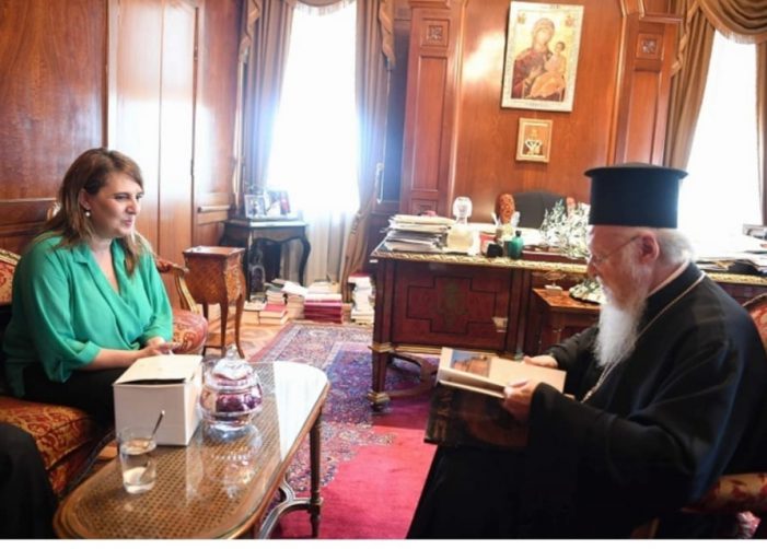 Ολυμπία Τελιγιορίδου: Η ίδρυση παραρτήματος της «Βυζαντινής Οικουμένης» στην Καστοριά αποφασίστηκε το 2017 στο Οικουμενικό Πατριαρχείο και δεν είναι απόφαση του κ. Κασαπίδη