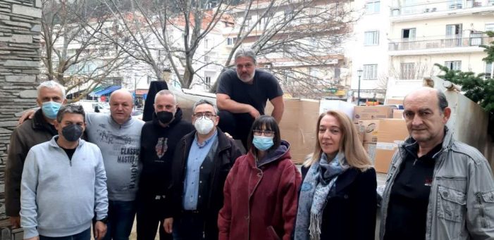 Παραδόθηκε η Αποστολή Ανθρωπιστικής Βοήθειας για Ουκρανικό Λαό από τους φορείς της Π.Ε. Καστοριάς