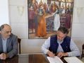 Υπογραφή Σύμβασης για την «Ενεργειακή Αναβάθμιση του Διοικητηρίου της Π.Ε. Καστοριάς», από τον Περιφερειάρχη Δυτικής Μακεδονίας Γιώργο Κασαπίδη.