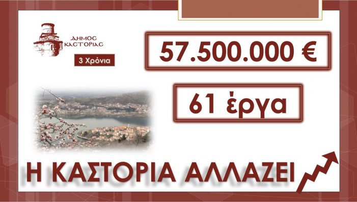 Η Καστοριά Αλλάζει με έργα ύψους 57.5 εκατομμυρίων ευρω