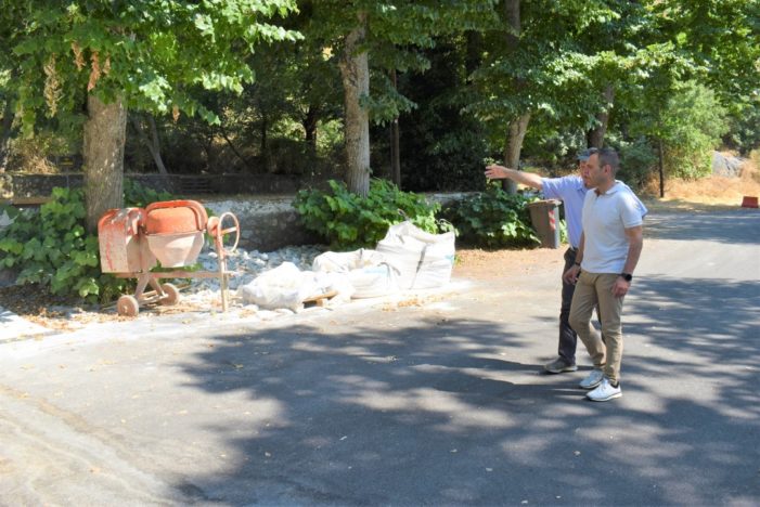 Με ταχείς ρυθμούς προχωρούν οι εργασίες στον εσωτερικό παραλίμνιο δρόμο από τον Δήμο Καστοριάς