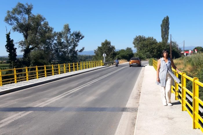 Επίσκεψη της Αντιπεριφερειάρχη Καστοριάς Δ. Κοζατσάνη στην Συντήρηση γεφυρών Μανιάκων και Ποριάς