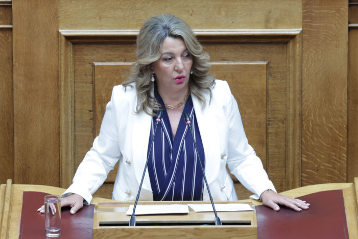 Εισηγήτρια σε Νομοσχέδιο του Υπουργείου Τουρισμού η Μαρία Αντωνίου