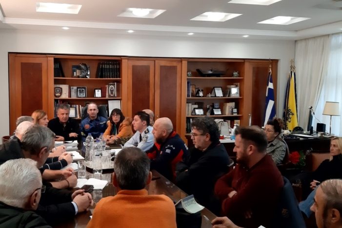 Συνεδρίασε το Συντονιστικό Όργανο Πολιτικής Προστασίας  της Π.Ε. Καστοριάς ενόψει της Χειμερινής Περιόδου