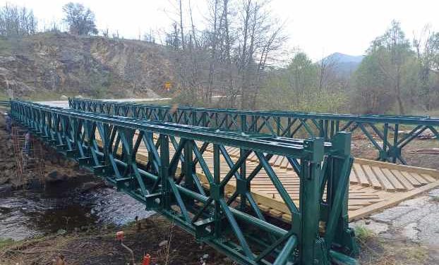 Ολοκληρώθηκαν οι Εργασίες Συντήρησης της Μεταλλικής Γέφυρας Μπέλεϋ στο Χάνι Μπιρίκι, πρ.18.600€ από την Π.Ε. Καστοριάς