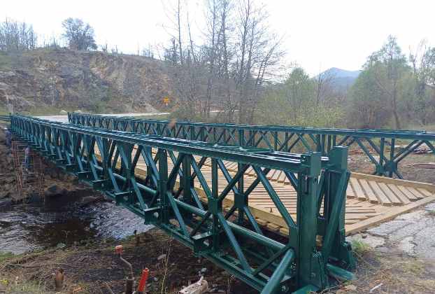 Ολοκληρώθηκαν οι Εργασίες Συντήρησης της Μεταλλικής Γέφυρας Μπέλεϋ στο Χάνι Μπιρίκι, πρ.18.600€ από την Π.Ε. Καστοριάς