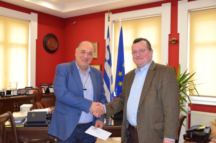 Επίσκεψη του Γενικού Προξένου της Ελλάδας στην Κορυτσά  στον Δήμαρχο Άργους Ορεστικού