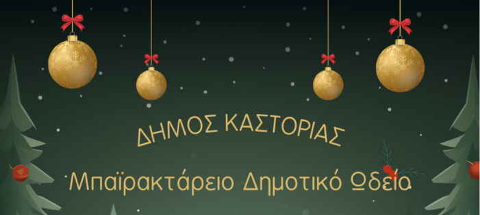 «Χριστουγεννιάτικη Μαθητική Συναυλία» του Μπαϊρακτάρειου Δημοτικού Ωδείου Καστοριάς