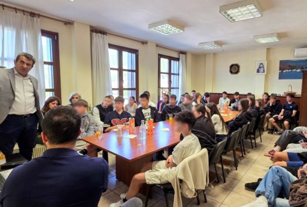Εκπαιδευτική Επίσκεψη του 4ου Γυμνασίου Καστοριάς στον Αντιπεριφερειάρχη Καστοριάς