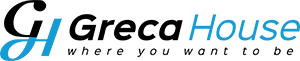 Greca house real estate greece logo