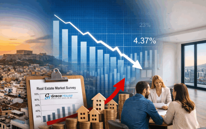 Μειώνονται οι αγοραστές κατοικίας στην Ελλάδα σύμφωνα με τη Greca House