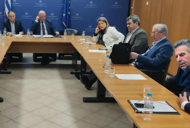 Συνάντηση Δ. Σαββόπουλου & Π. Χαρούμενου με τον Υπ. Α.Α.Τ Κ. Τσιάρα για θέματα της περιοχής.