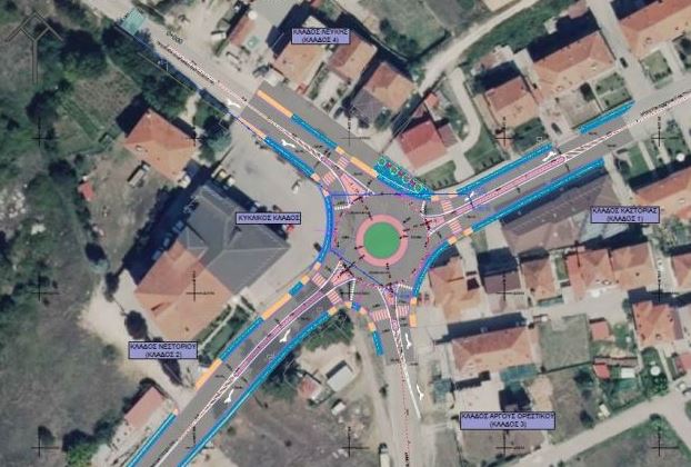 Δημοπρατείται ο Κυκλικός Κόμβος Μανιάκων–Λεύκης προϋπολογισμού 630.000,00 €