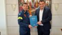 Επίσκεψη του Γενικού Επιθεωρητή Πυροσβεστικού Σώματος Βορείου Ελλάδας στον Αντιπεριφερειάρχη Καστοριάς