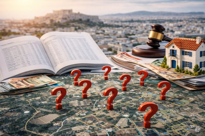 Κτηματολόγιο: 3,45 εκατ. ακίνητα «αγνώστου ιδιοκτήτη» και οι επιπτώσεις στην αγορά