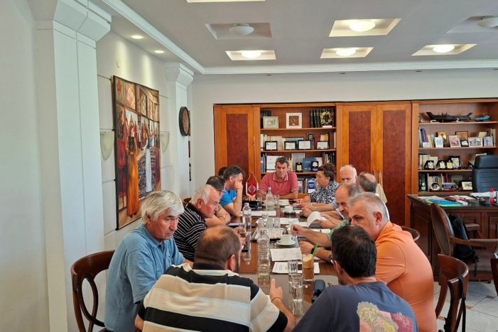 Σύσκεψη εργασίας με το ΤΟΕΒ Βασιλειάδας για την επικαιροποίηση της μελέτης του αρδευτικού έργου