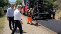 Αυτοψία του Περιφερειάρχη κ. Αμανατίδη και του Αντιπεριφερειάρχη κ. Σαββόπουλου στις εργασίες ασφαλτόστρωσης του οδ. τμ. Αγία Κυριακή – Ιεροπηγή