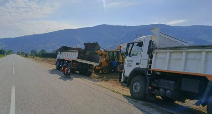 Παρεμβάσεις σε τάφρους, πρανή και αγροτική οδοποιία από την Π.Ε. Καστοριάς